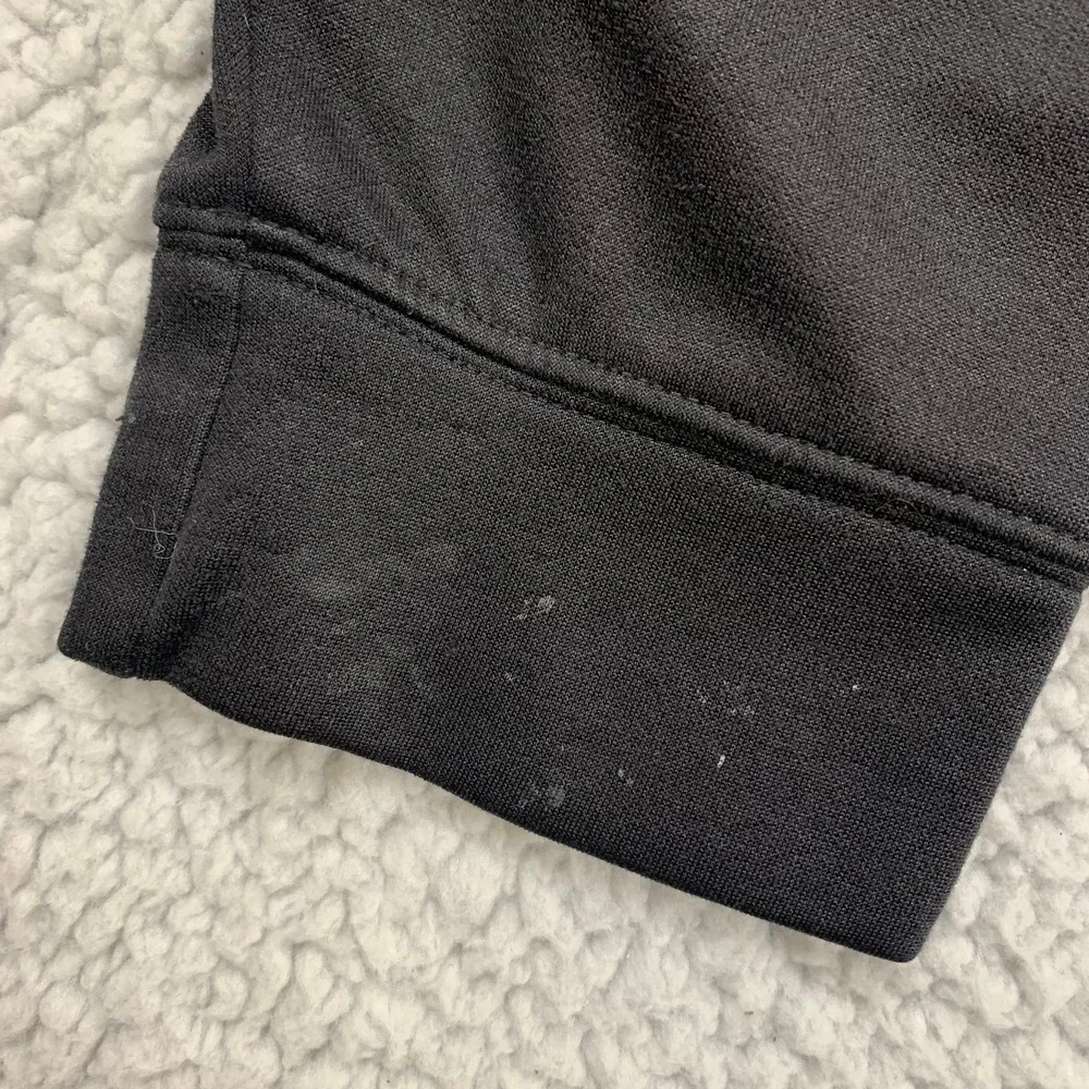 The North Face Hoodie Mens Medium Black Polyester Graphic‎ Logo Pullover